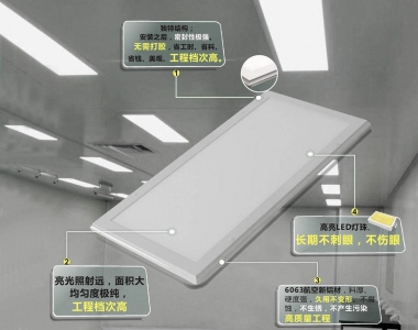 LED平板凈化燈-可控標、可加分